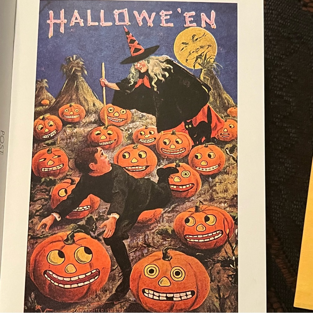 2003 BLUE Lantern Studio HALLOWEEN 30 Postcards ELLEN Clapsaddle NEW HTF Book